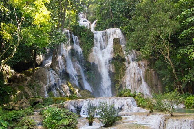 1 Day Mekong Pak Ou Caves Kuang Si Waterfalls Local Villages Tour - Key points at a glance