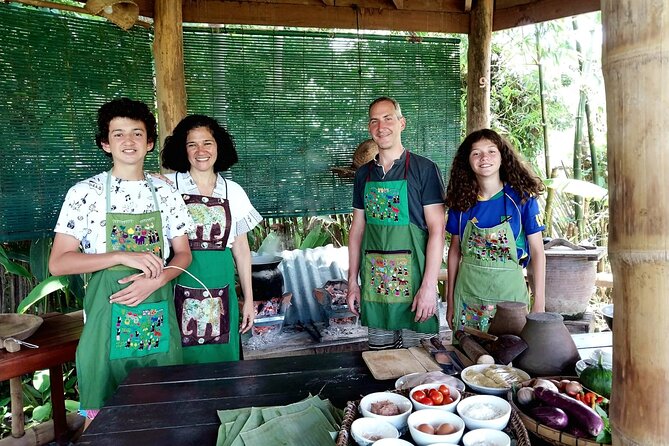 Day-time Bamboo weaving & Cooking Classes join-in - Arriving at the bamboo pavilion near Luang Prabang