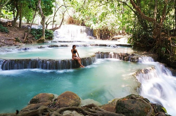 Day Trek to Kuangsi Waterfall and Bear Sanctuary - Luang Prabang full day tour - Lunch, fruit, and water on the trail