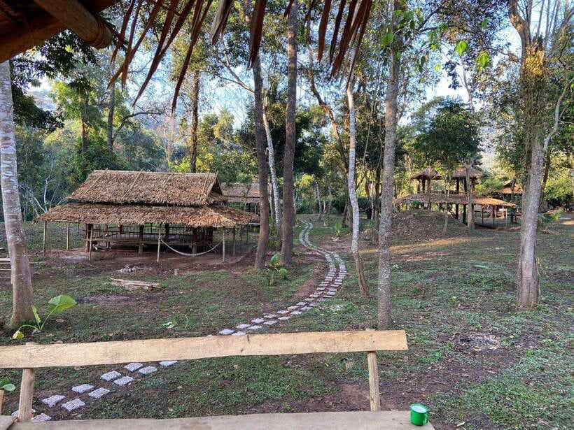 Elephant Home Sanctuary in Muang Thong Sayaboury Laos - The string ceremony and a closer look at village customs