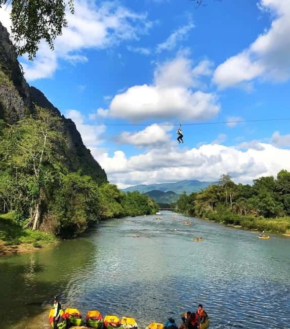 From Vientiane: Vang Vieng Tour with Cave Kayak & Zipline - Key points to know before booking