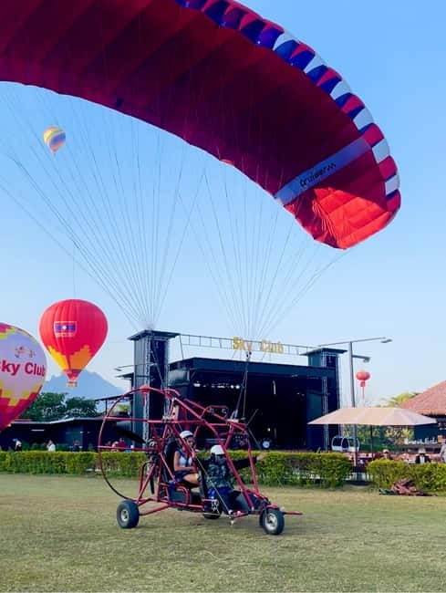 Hot Air Balloon in VangVieng pick up-drop off - Why Vang Vieng looks different from the air