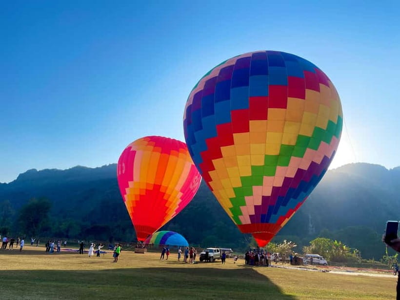 Hot Air Balloon in VangVieng pick up-drop off - Sunrise, sunset, and the weather question