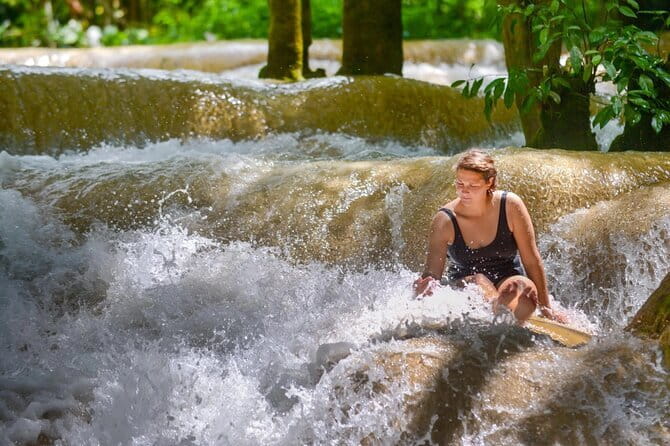 Kayaking Nam Khan river and Tad Sae Waterfal Luang Prabang tour - Key points at a glance