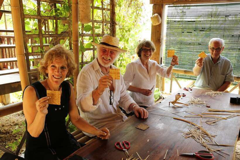 Luang Prabang: Bamboo Weaving Workshop & Cooking Class - A quiet start outside Luang Prabang