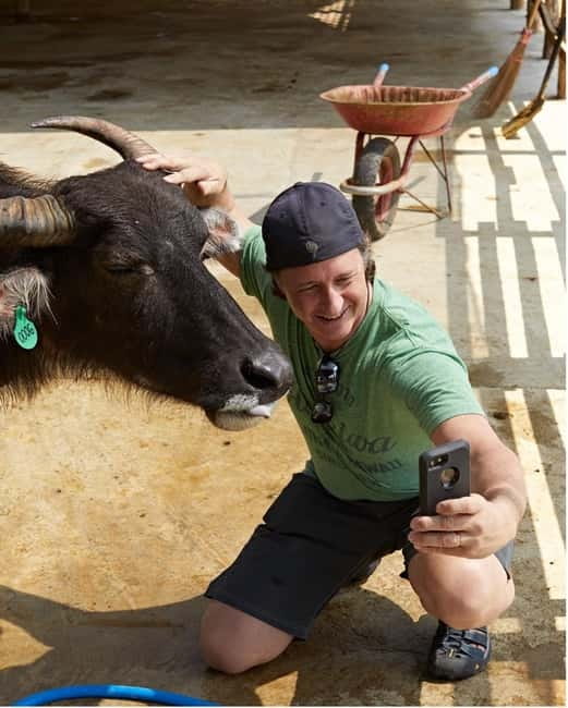 Luang Prabang: Farm Tour and Buffalo Buffet Adventure - The buffalo bath spa is the most playful stop