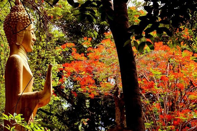 Luang Prabang Foodie Walking Tour and Monk Blessing - The evening option: snacks, Sin Dat, and Beer Lao