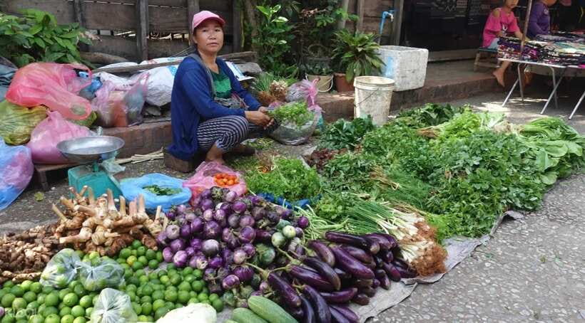 Luang Prabang: Foodie Walking Tour & Monk Blessing - Following the smell of Lao food