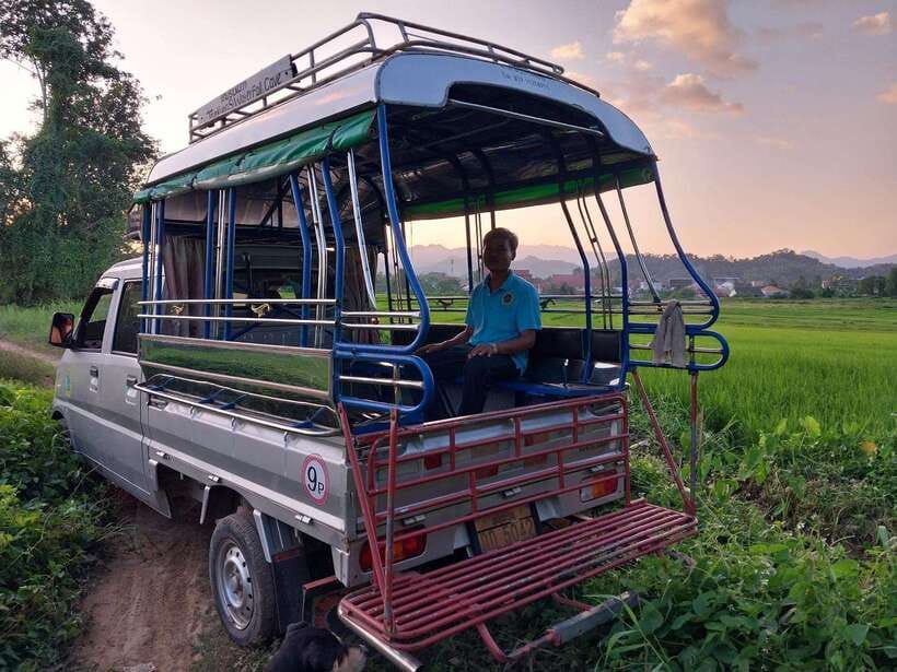 Luang Prabang: Hiking Off the Beaten Track with Picnic Lunch - The 8:30 AM departure and ride to Nong Tok
