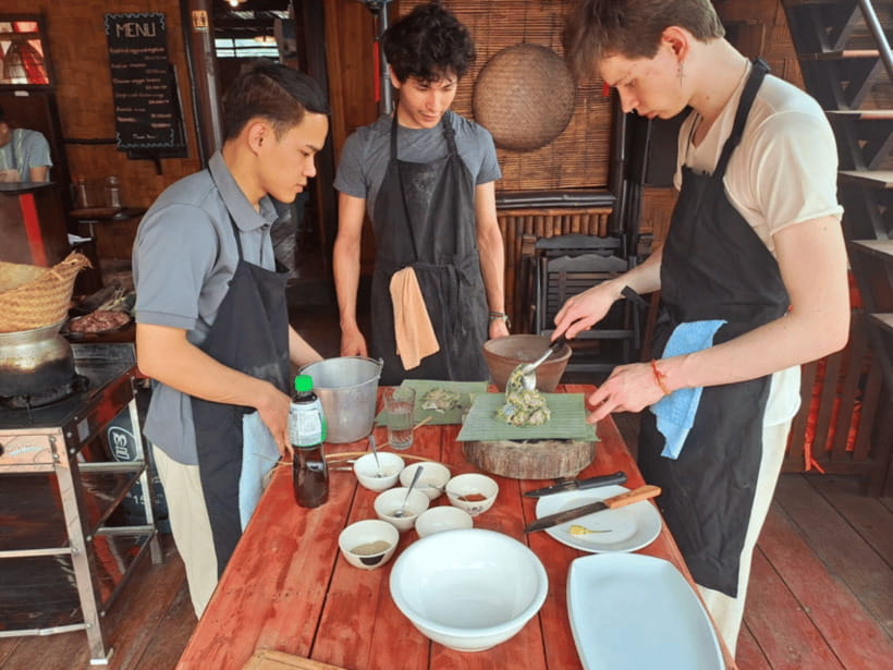 Luang Prabang: Mekong River Cooking Class with Hotel Pickup - Exploring Luang Prabang’s morning market for 45 minutes