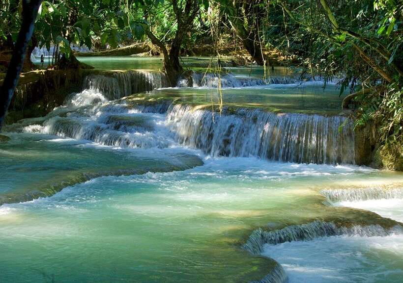 Luang Prabang: Pak Ou Caves & Kuang Si Falls Day Trip - Meeting at 8:20 for the 8:45 departure