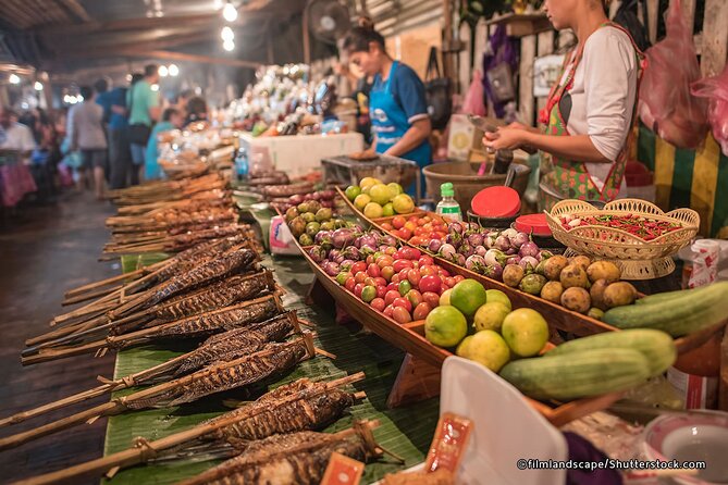 Luang Prabang Street Food Culture, Paper Handicraft Village Tour - Starting at the morning market
