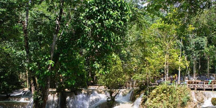 Luang Prabang Thin Pha Trail & Tad Sae Falls Trek - Limestone ridges, grottos, and the climb to Ban Thin Pha