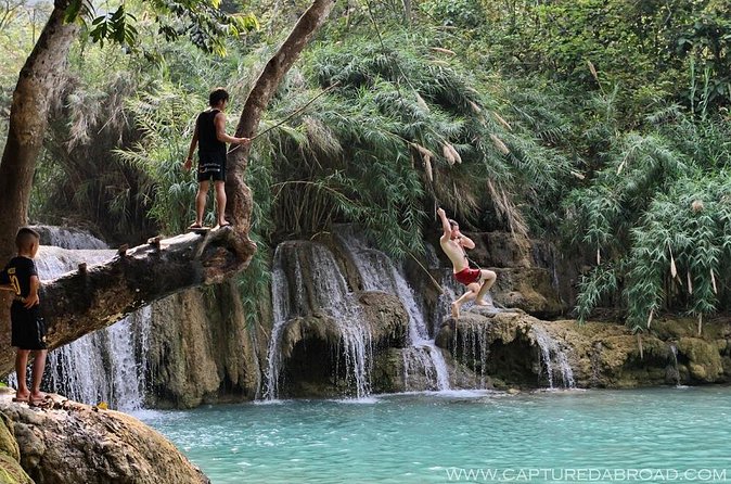 Pak Ou Caves and Kuang Si Fall Day Tour - Kuang Si Falls and its three levels