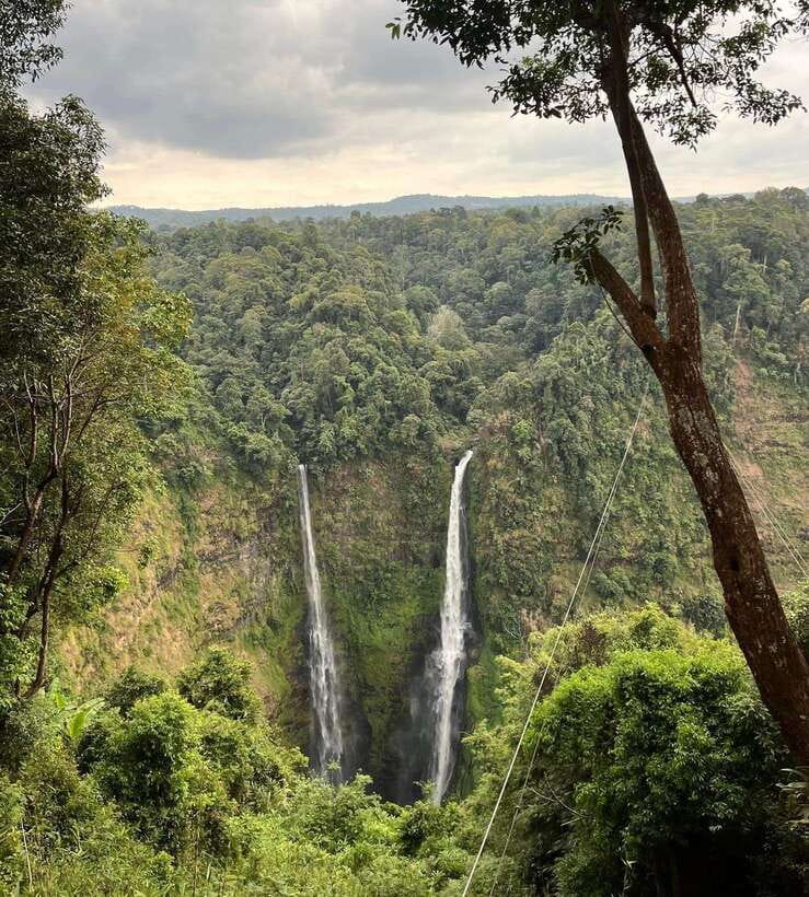 Pakse: Mystic Falls & Timeless Temples of Southern Laos Tour - Tad Fane and the twin cascades