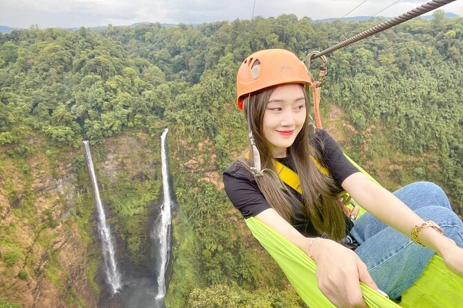 Pakse Zipline Experience in Tad Fane Waterfall - Choosing a regular zipline or Sky Hammock