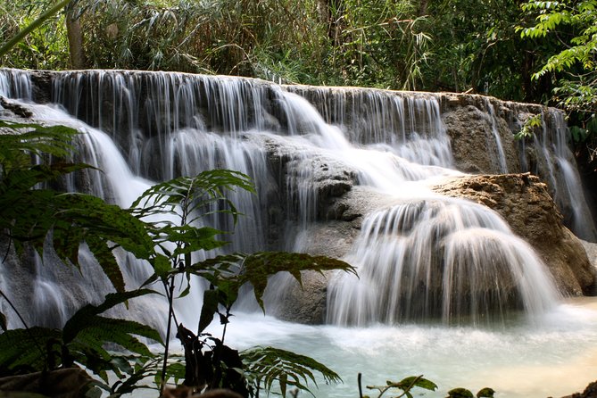 Private Tour Full-day Morning Market, Villages and Scenic Kuang Si Waterfall - Ban Phanom and Wat Siphouthabath extend the day