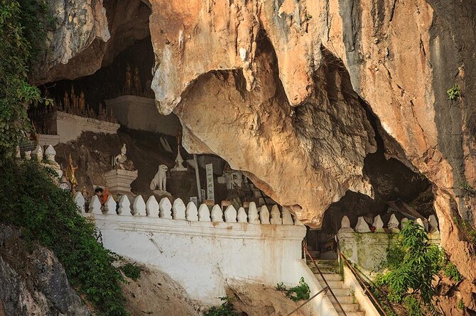 Private Tour: Pak Ou Cave and Kuang Si Waterfall Tour from Luang Prabang - Three levels of blue water at Kuang Si