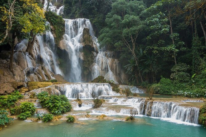 Private Tour: Pak Ou Cave and Kuang Si Waterfall Tour from Luang Prabang - 9 a.m. hotel pickup and the trip to the river