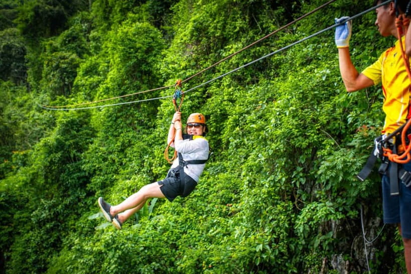 Vang Vieng: Day Tour with Kayaking, Ziplining, and Rafting - Kayaking the Nam Song River for 40 minutes