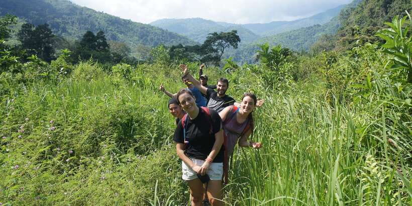Vang Vieng: Jungle & Caves Full-Day Private Trekking Tour - Bamboo cooking and the picnic lunch