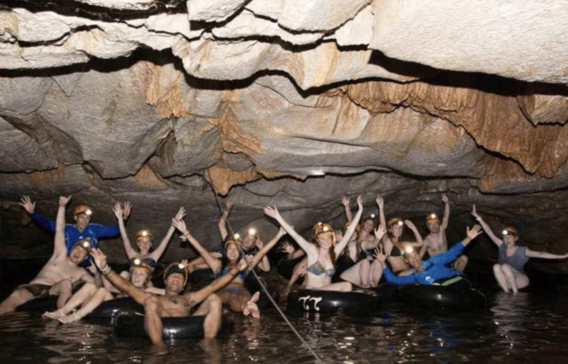 Vang Vieng: Kayaking&Water Cave&Tham Chang&Blue Lagoon 1 - Tham Chang Cave by tire and walking trail
