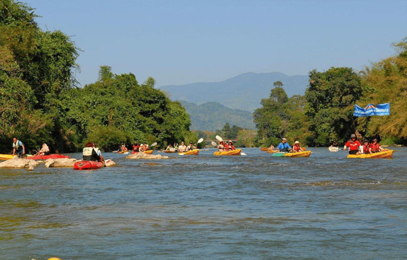 Vang Vieng: Kayaking&Zipline&Water Cave&Tham Chang tour - What the $51 price includes