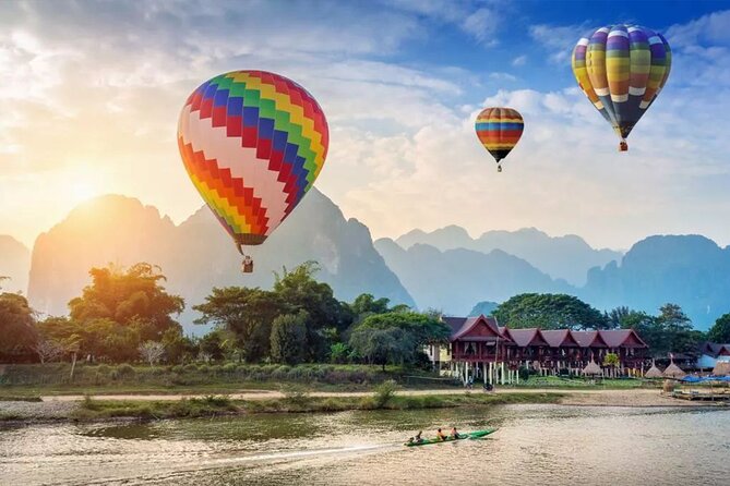 Vang Vieng Laos Hot Air Balloon Adventure Tour - Photos, certificates, and the small celebration