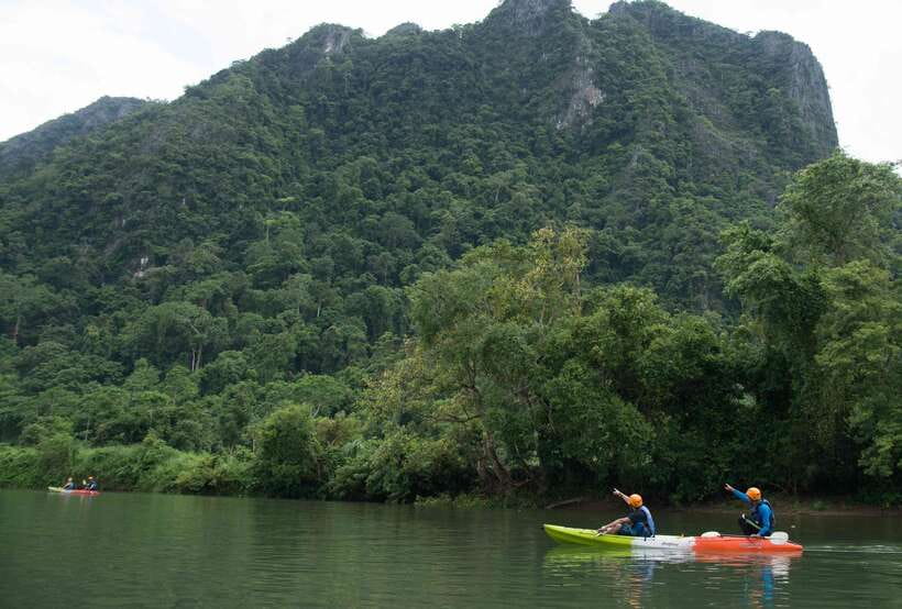 Vang Vieng: Nam Song River Kayak Tour - Learning the Basics Before the First Rapid