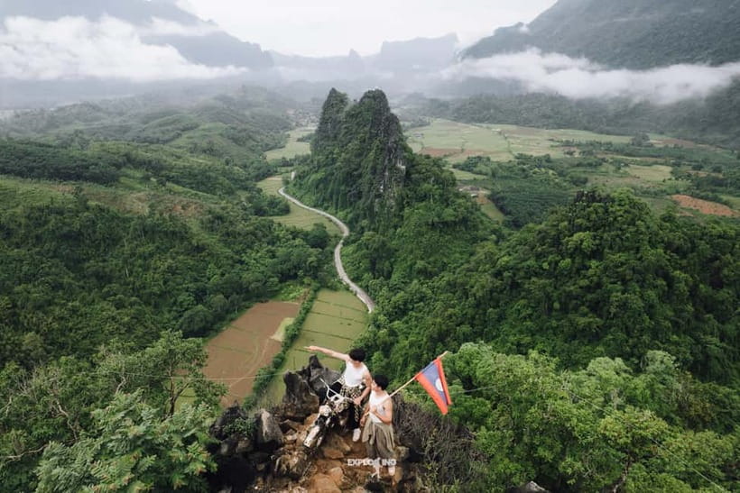 Vang Vieng: Namxay Viewpoint, Blue Lagoon 1 & Phoukham Cave - A packed morning from Vang Vieng