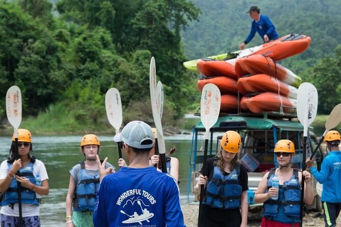Vang Vieng Tour A - Blue lagoon 3 with Caves and Zipline - Elephant Cave and the suspension bridge