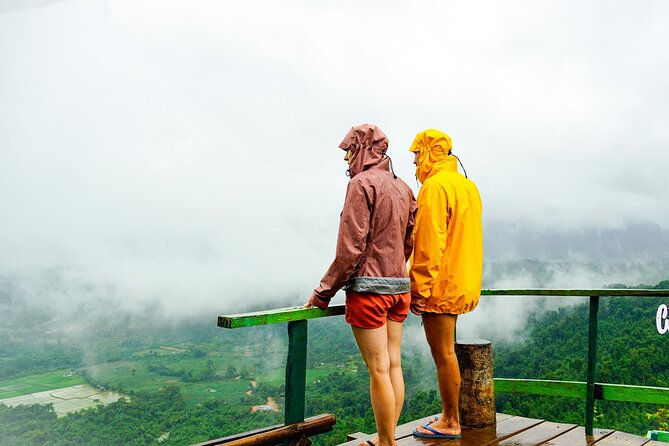 Vang Vieng Tour B - Nam Xay Viewpoint Hike & Blue Lagoon 1 Tour - Climbing Nam Xay Viewpoint for the big view