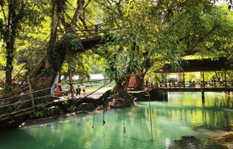 Vang Vieng:Zipline,Water Cave,Tham Chang,Kayak,Blue Lagoon 3 - What the $58 tour actually gives you